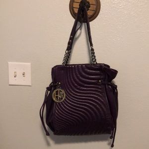 Henri Bendel Purple Quilted Bag